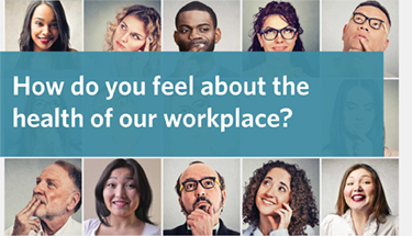 Part of the healthy workplace survey poster