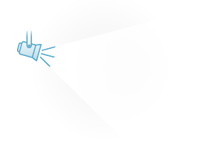 Ic&ocirc;ne de projecteur pour indiquer une section mise en vedette